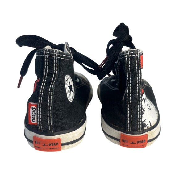 Converse All Star Cat In The Hat Infant High Top Sneakers Size 8 - Picture 5 of 10
